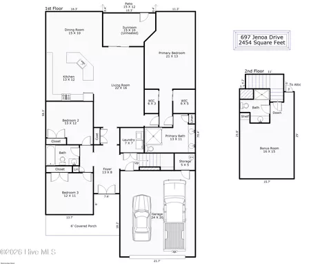697 Jenoa Loop, Castle Hayne, NC 28429