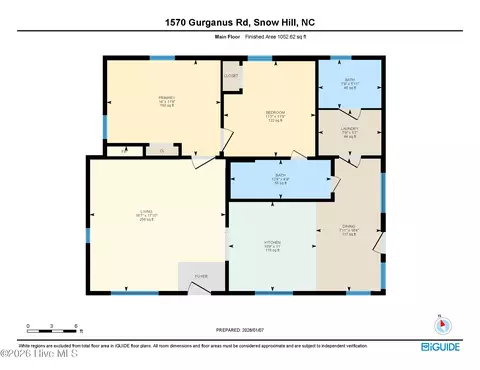 1570 Gurganus Rd, Snow Hill, NC 28580