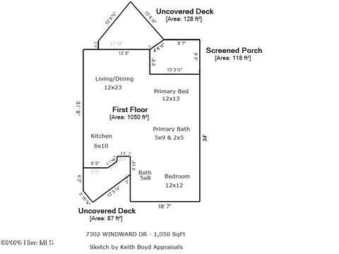 7302 Windward Dr, New Bern, NC 28560