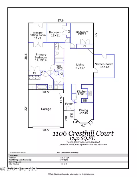 1106 Cresthill Ct, Leland, NC 28451