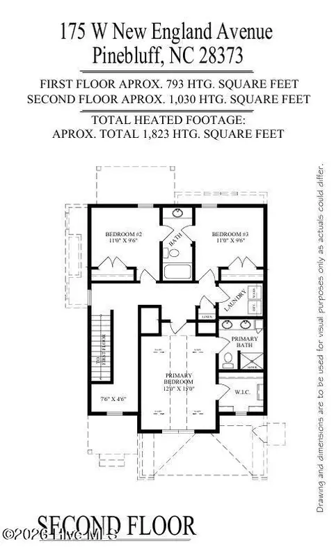 Floorplan - 175 W New England Ave, Pinebluff, NC 28373 photo 1 of 2