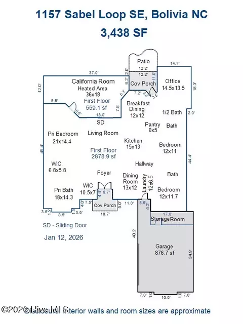 1157 Sabel Loop SE, Bolivia, NC 28422