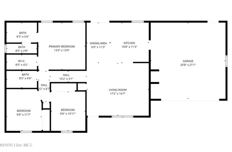 Floorplan - 290 Parnell Rd, Hubert, NC 28539 photo 1 of 1