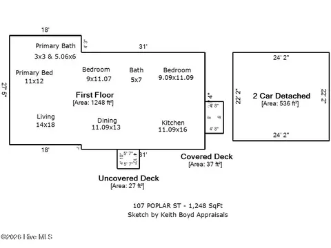 107 Poplar St, New Bern, NC 28560