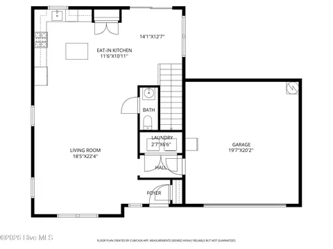 Floorplan - 428 Elgin Rd, Hubert, NC 28539 photo 2 of 3