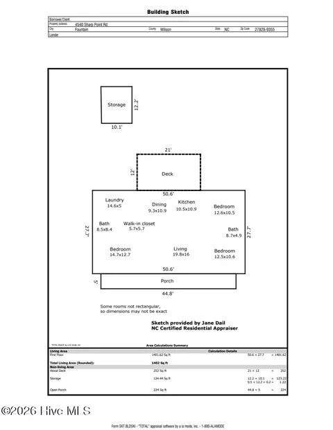 4540 Sharp Point Rd, Fountain, NC 27829
