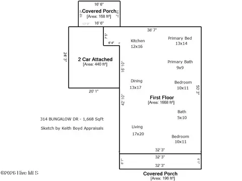 314 Bungalow Dr, New Bern, NC 28562