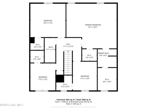 Floorplan - 404 Kinroff Dr, Hubert, NC 28539 photo 2 of 3