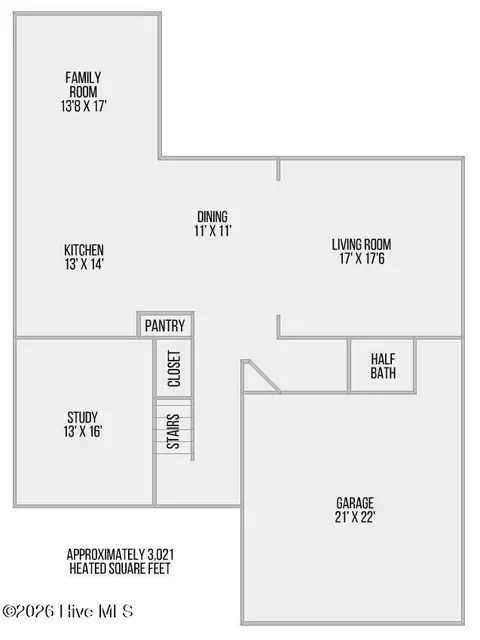 Floorplan - 232 Bachmans Trl, Hampstead, NC 28443 photo 1 of 2