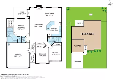 2644 Rhinestone Dr, Winterville, NC 28590