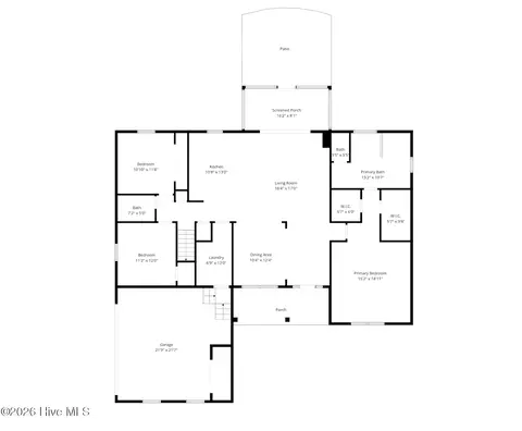 Floorplan - 376 Crown Pointe Dr, Hampstead, NC 28443 photo 1 of 4