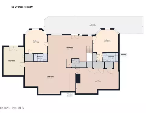 Floorplan - 55 Cypress Point Dr, Pinehurst, NC 28374 photo 2 of 6