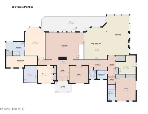 Floorplan - 55 Cypress Point Dr, Pinehurst, NC 28374 photo 4 of 6