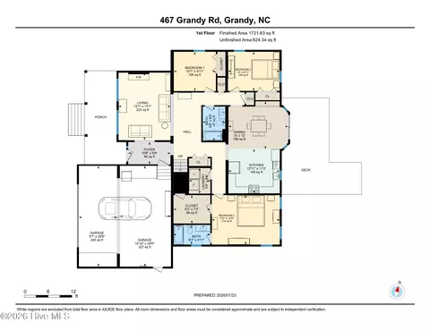 Floorplan - 467 Grandy Rd, Grandy, NC 27939 photo 2 of 2