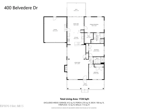 400 Belvedere Dr, Holly Ridge, NC 28445