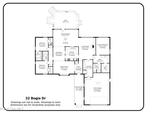 Floorplan - 32 Bogie Dr, Whispering Pines, NC 28327 photo 1 of 1