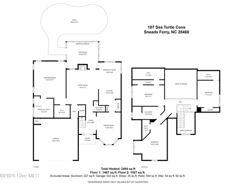 107 Sea Turtle Cv, Sneads Ferry, NC 28460