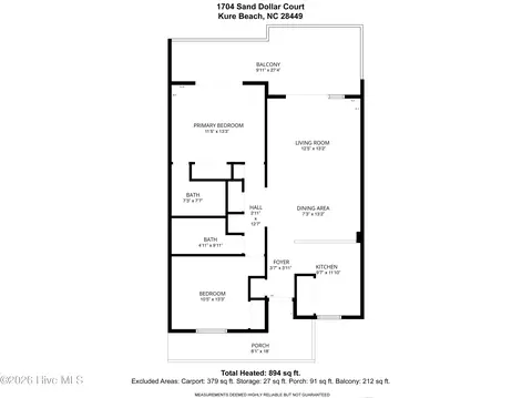 1704 Sand Dollar Ct, Kure Beach, NC 28449
