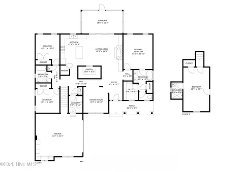 Floorplan - 949 Forest Pointe Dr, Sunset Beach, NC 28468 photo 1 of 1