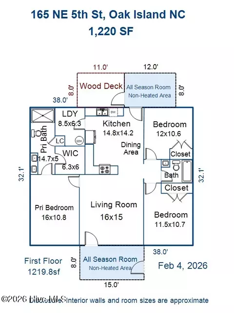 165 NE 5th St, Oak Island, NC 28465