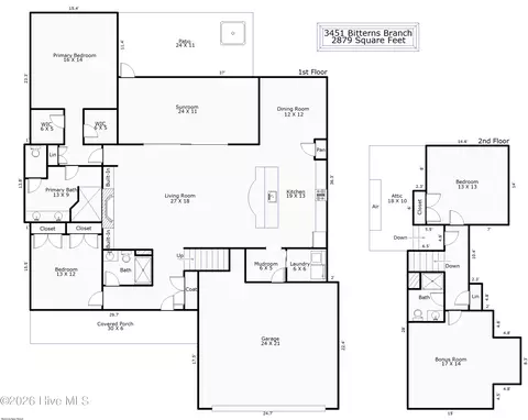 3451 Bitterns Br, Leland, NC 28451