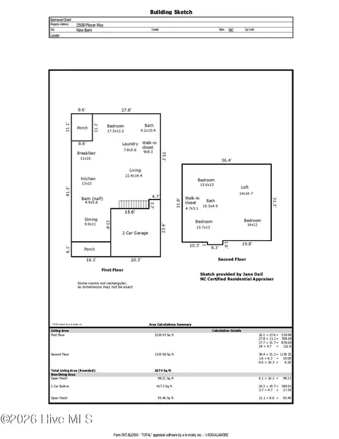 2508 Plover Way, New Bern, NC 28562