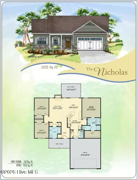 Floorplan - 1774 Walnut Run Dr, Deep Run, NC 28525 photo 2 of 2