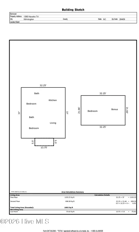 1360 Navaho Trl, Wilmington, NC 28409