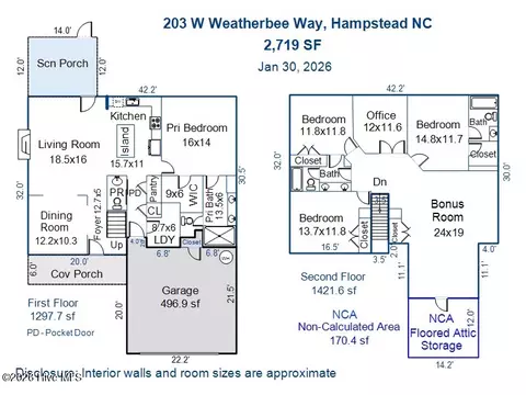 203 W Weatherbee Way, Hampstead, NC 28443