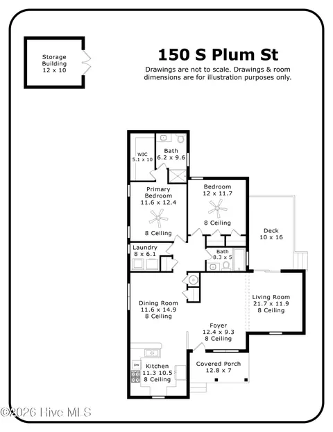 Floorplan - 150 S Plum St, Pinebluff, NC 28373 photo 1 of 1