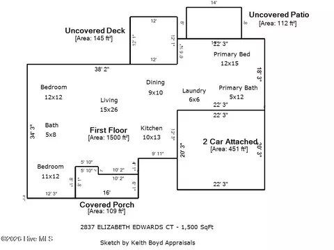 2837 Elizabeth Edwards Ct, Grimesland, NC 27837
