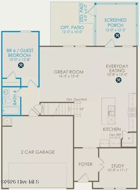 Floorplan - 536 Glitter Bay Loop, Shallotte, NC 28470 photo 3 of 4