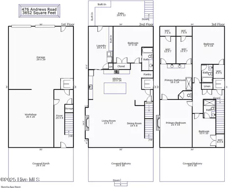 Floorplan - 476 Andrews Rd, Hampstead, NC 28443 photo 1 of 1