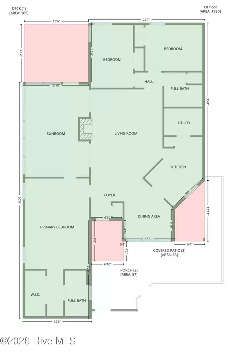 Floorplan - 108 Bay Tree Cir, Hampstead, NC 28443 photo 2 of 4
