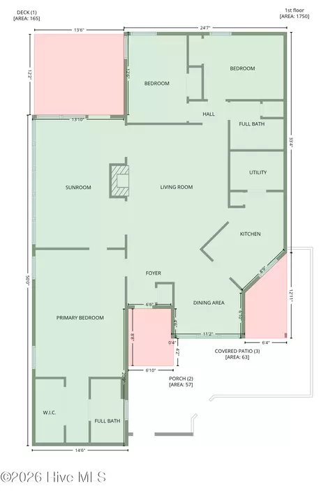 Floorplan - 108 Bay Tree Cir, Hampstead, NC 28443 photo 1 of 4