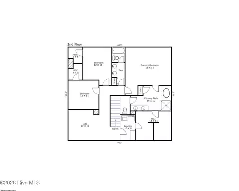 Floorplan - 85 Waldorf Way, Hampstead, NC 28443 photo 2 of 2