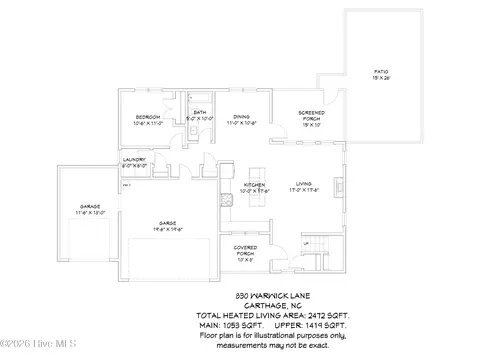 830 Warwick Ln, Carthage, NC 28327