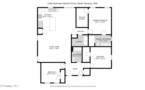 1240 Hickmans Branch Dr NW, Calabash, NC 28467