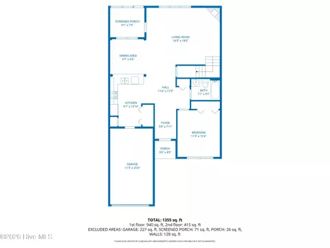 Floorplan - 502 Castle Bay Dr # B, Hampstead, NC 28443 photo 1 of 2