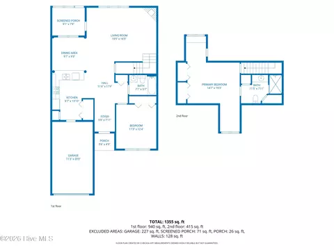 Floorplan - 502 Castle Bay Dr # B, Hampstead, NC 28443 photo 1 of 3