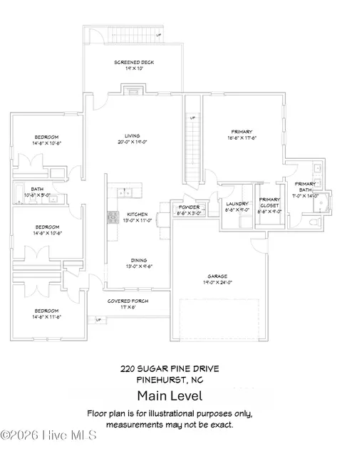 Floorplan - 220 Sugar Pine Dr, Pinehurst, NC 28374 photo 2 of 2
