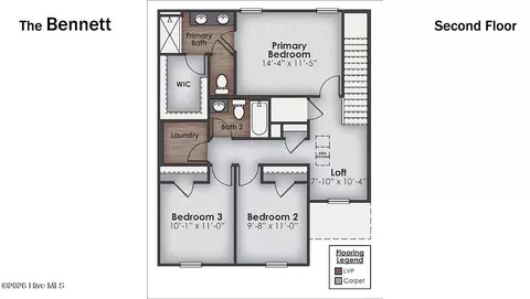 Floorplan - 116 Brogdon St #LOT 22, Wilmington, NC 28411 photo 2 of 2