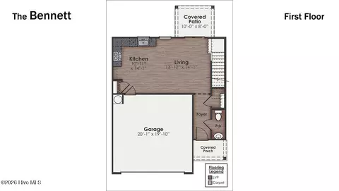 Floorplan - 116 Brogdon St #LOT 22, Wilmington, NC 28411 photo 1 of 2