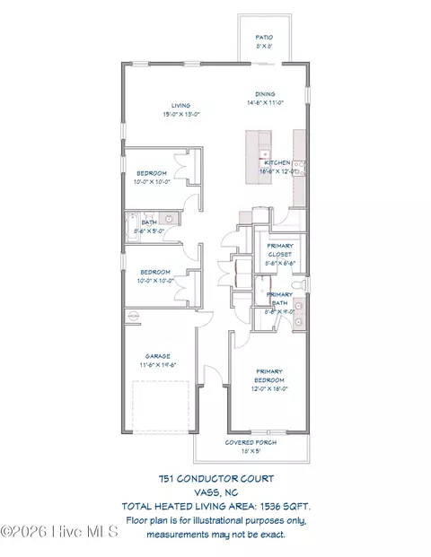 751 Conductor Ct, Vass, NC 28394