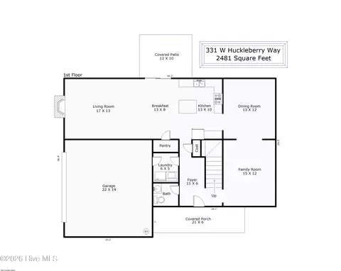 331 W Huckleberry Way, Rocky Point, NC 28457