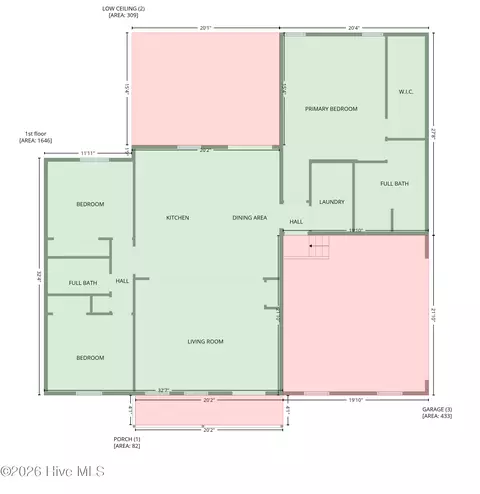 Floorplan - 836 Queens Creek Rd, Hubert, NC 28539 photo 1 of 1