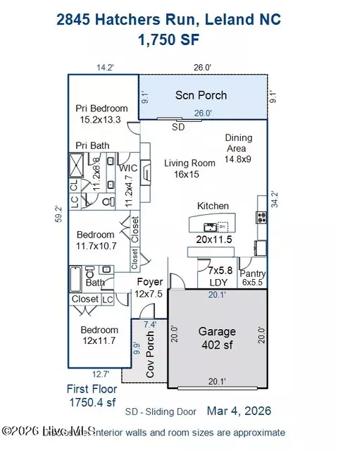 2845 Hatchers Run, Leland, NC 28451