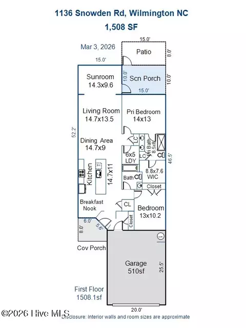 1136 Snowden Rd, Wilmington, NC 28412