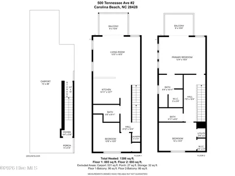 500 Tennessee Ave UNIT 2, Carolina Beach, NC 28428