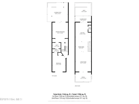 Floorplan - 201 Freeman Ln #A, Atlantic Beach, NC 28512 photo 2 of 2